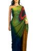 Silk Batik Saree- Peacock Feather - Sold Out
