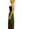 Sarong Skirts / Unisex Green and Brown Stripes - Image 3