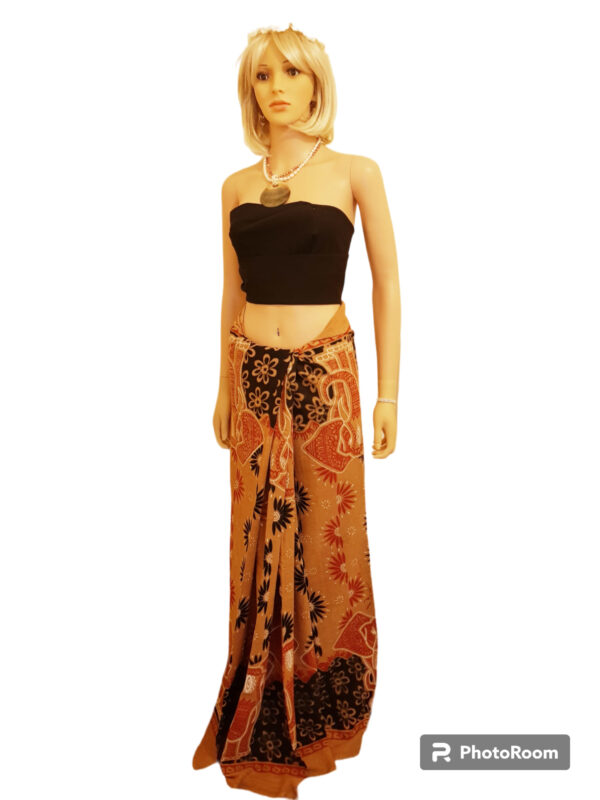 Sarong Skirts / Unisex Copper colour Elephant- Sold Out