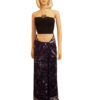 Sarong Skirts / Unisex Dark Purple Batik
