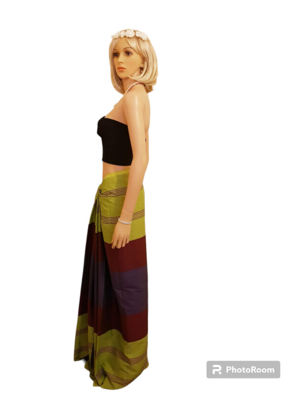 Sarong Skirts / Unisex Green -Sold Out - Image 3