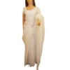 White Linen embroidery saree - Sold Out