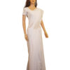 White Georgette Embroidery saree - Image 5